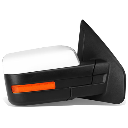 RETROVISORES EXTENDIBLES TOWING MIRROR - 04-14 FORD F-150 - RIGHT - POWERED W/ HEATED - AMBER SIGNAL - CHROME