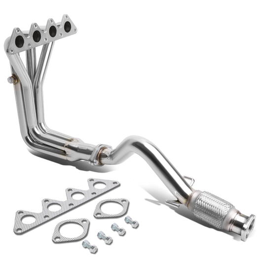 HEADERS STAINLESS STEEL - 06-11 HYUNDAI ACCENT / KIA RIO / RIO5 - INCLUDES MIDPIPE