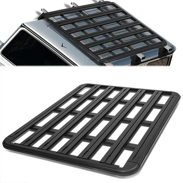 PORTAEQUIPAJE ROOF RACK CARGO BASKET - 60"L X 40"W - ALUMINUM - BLACK