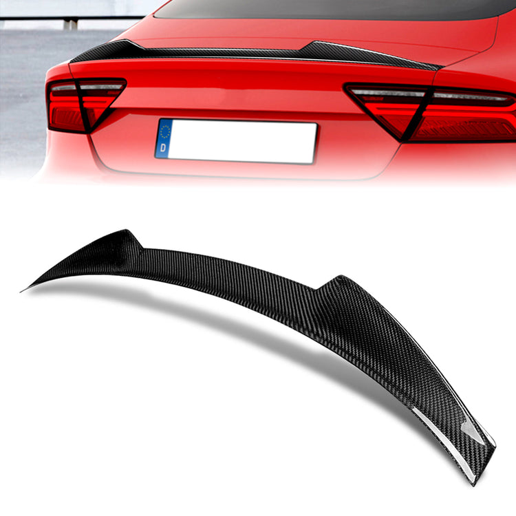 SPOILER CAR TRUCK SPOILER - 16-18 AUDI A7 / 12-18 AUDI A7 QUATTRO / 13-18 AUDI S7 / 14-18 AUDI RS7 - CARBON FIBER BLACK