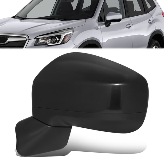 RETROVISOR MIRROR - OE STYLE - SUBARU FORESTER 19-24 - WITH POWER GLOSS COVER - DRIVER SIDE - PAINT TO MATCH - BLACK