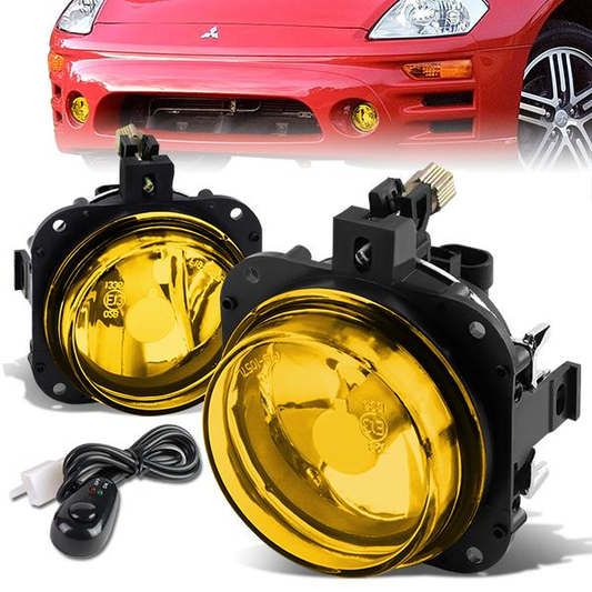 FAROS DE NIEBLA 02-05 MISTUBISHI ECLIPSE / 04-08 GALANT - WITH SWITCH - 9145 BULB - AMBER