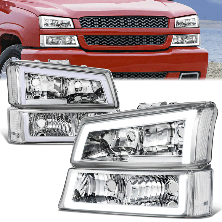 FAROS 03-06 CHEVY SILVERADO 1500, 2500, 2500HD, 3500, 3500HD, CHEVY AVALANCHE 1500, 2500 / 2007 SILVERADO 1500, 1500HD, 2500HD, 3500 CLASSIC - FITS AVALANCHE MODELS WITHOUT FACTORY CLADDING ONLY - REQUIRES WIRING TO EXISTING VEHICLE WIRING HARNESS - LED