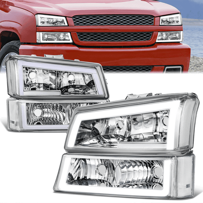 FAROS 03-06 CHEVY SILVERADO 1500, 2500, 2500HD, 3500, 3500HD, CHEVY AVALANCHE 1500, 2500 / 2007 SILVERADO 1500, 1500HD, 2500HD, 3500 CLASSIC - FITS AVALANCHE MODELS WITHOUT FACTORY CLADDING ONLY - REQUIRES WIRING TO EXISTING VEHICLE WIRING HARNESS - LED
