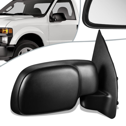 RETROVISOR MIRROR - OEM - 08-10 FORD F-250, F-350, F-450, F-550 SUPER DUTY - POWERED - TEXTURED - BLACK - RIGHT