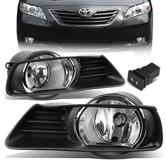 FAROS DE NIEBLA 07-09 TOYOTA CAMRY - W/ SWITCH - H11 BULB - DOES NOT FIT SE MODELS - CLEAR