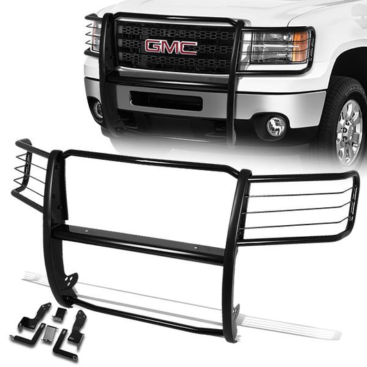 BURRERA 11-14 GMC SIERRA 2500HD , 3500HD - WILL NOT FIT APPLICATIONS WITH ADAPTIVE CRUISE CONTROL, OR FORWARD COLLISION WARNING SYSTEMS THAT FEATURE GRILLE MOUNTED LASER CONTROL SENSORS. - BLACK