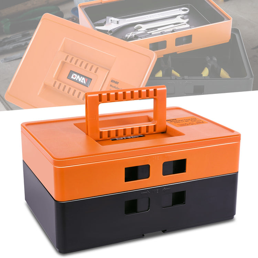 HERRAMIENTAS PLASTIC TOOL BOX - ORANGE