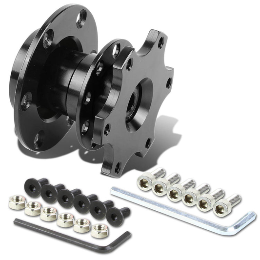 ADAPTADOR DE VOLANTE QUICK RELEASE - TYPE-2 - BLACK