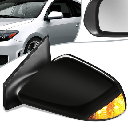 RETROVISOR MIRROR - OEM - 05-10 SCION TC - POWERED - PAINTABLE - BLACK - LEFT