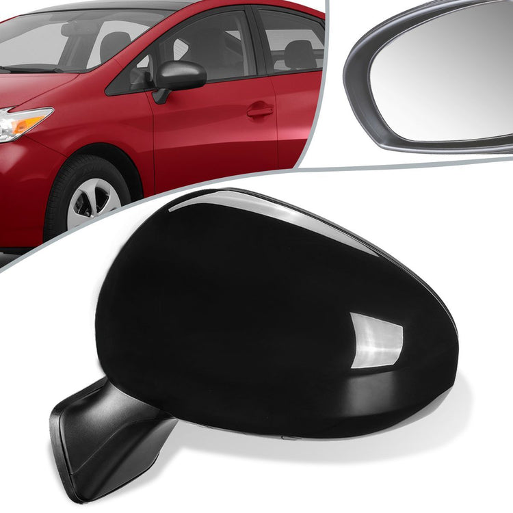 RETROVISOR MIRROR - OEM - 10-15 TOYOTA PRIUS / 14-15 TOYOTA PRIUS PLUG-IN - POWERED - HEATED - TEXTURED - BLACK - LEFT