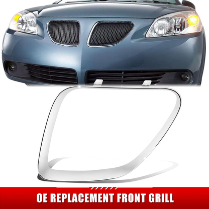 PARRILLA GRILLE - PT G6 '05-'10/ GRILLE ASS'Y LH/ UPPER OUTER FRAME CHROME//PARTS.NO,GM1200542//OEM NO,15221711