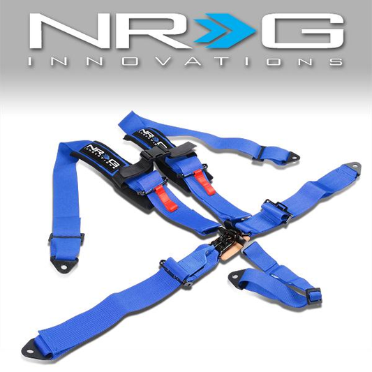 CINTURON RACING 5 POINT - LATCH LINK - BLUE