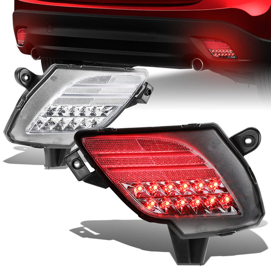 FAROS DE NIEBLA 13-16 MAZDA CX5 - REAR BRAKE LIGHT - LED - KD31515M0, MA2830101, KD31-515L0 - CHROME