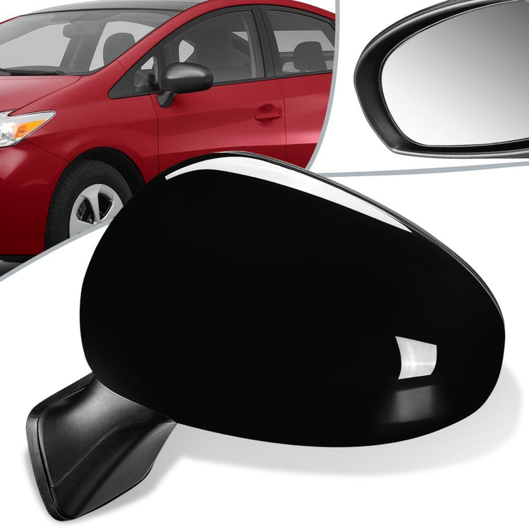 RETROVISOR MIRROR - OEM - 10-15 TOYOTA PRIUS / 14-15 TOYOTA PRIUS PLUG-IN - POWERED - TEXTURED - BLACK - LEFT