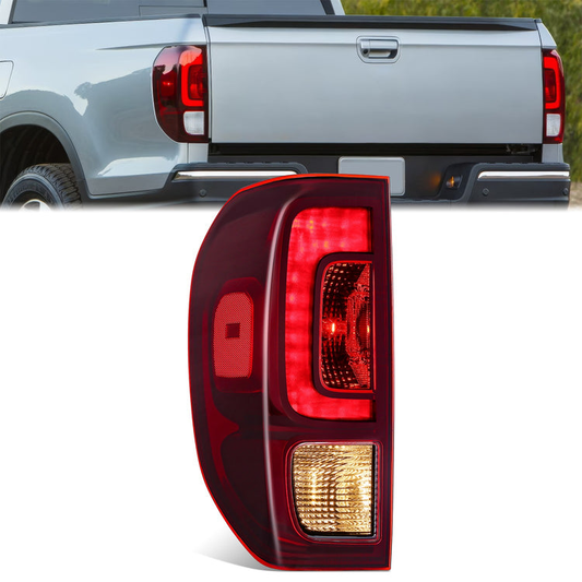 FAROS TRASEROS OE STYLE - 17-19 HONDA RIDGELINE - 7440 REVERSE / 7440 TURN SIGNAL - CHROME HOUSING - LEFT