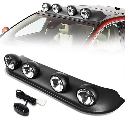 FAROS DE NIEBLA UNIVERSAL - ROOF TOP RUNNING LIGHT - W/ SWITCH - H3 - CLEAR