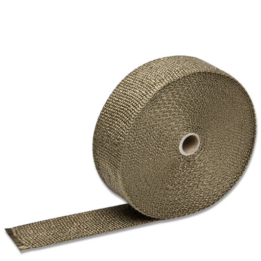 PROTECTOR HEADERS EXHAUST HEAT WRAP - TITANIUM - 15M - 2" X 1/16" X 50' - TITANIUM