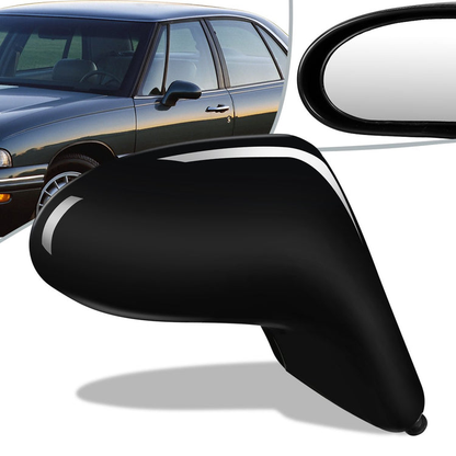 RETROVISOR MIRROR - OEM - 92-99 BUICK LESABRE / 91-96 BUICK PARK AVENUE / 92-99 OLDSMOBILE 88 / 91-96 OLDSMOBILE 98 / 96-99 OLDSMOBILE LSS / 97-98 OLDSMOBILE REGENCY - POWERED - PAINTABLE - BLACK - RIGHT