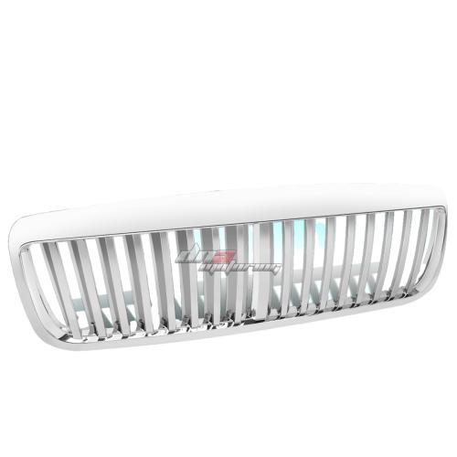 PARRILLA GRILLE - 98-07 FORD CROWN VICTORIA - VERTICAL FENCE STYLE - ABS - DOES NOT FIT 2007 POST-FACELIFT UPDATE MODELS - CHROME