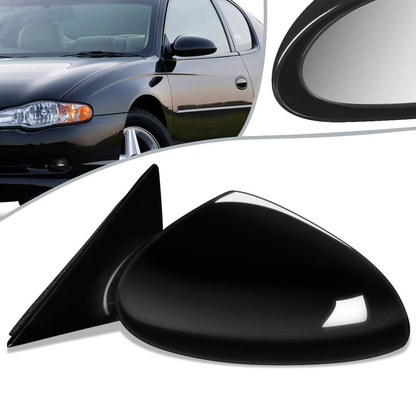 RETROVISOR MIRROR - OEM - 00-05 CHEVY MONTE CARLO - POWERED - HEATED - PAINTABLE - BLACK - LEFT