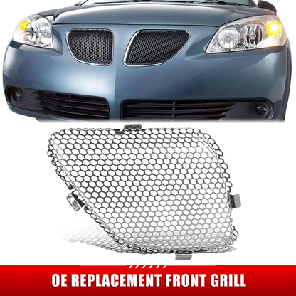 PARRILLA GRILLE - PT G6 '05-'10/ GRILLE ASS'Y RH/ UPPER INNER SILVER/BLACK//PARTS.NO,GM1200540//OEM NO,22699328