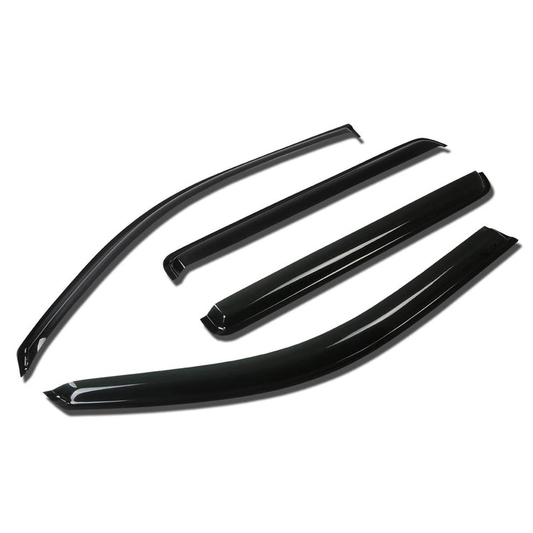 PROTECTOR DE VENTANA WINDOW VISORS - 02-06 CHEVY TRAILBLAZER EXT / 02-06 GMC ENVOY XL / 03-08 ISUZU ASCENDER - 4PCS - DARK SMOKE