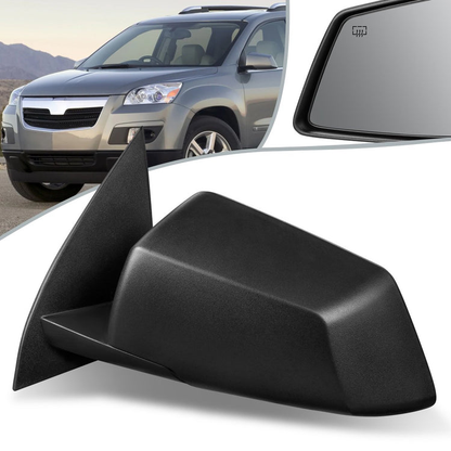 RETROVISOR MIRROR - OEM - 07-10 SATURN OUTLOOK - POWERED - HEATED - FOLDING - TEXTURED - BLACK - LEFT