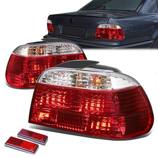 FAROS TRASEROS 95-01 BMW 750IL , 740IL , 740I - RED / CLEAR