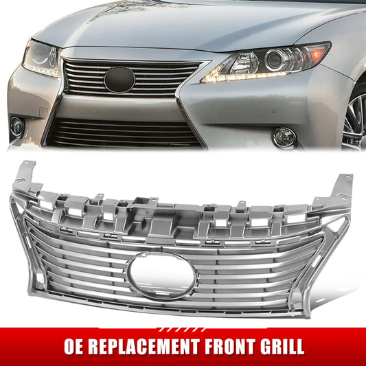 PARRILLA GRILLE - LX ES350/ES300H '13-'15/'16-18/ GRILLE ASS'Y 13-15/ PAINTED SILVER/ (W/O CRAFTED LINE)//PARTS.NO,LX1200146//OEM NO,5311133440