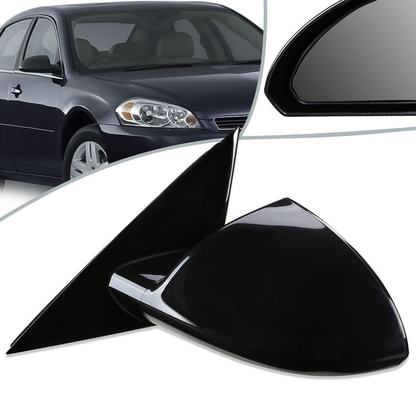 RETROVISOR MIRROR - OEM - 06-13 CHEVY IMPALA / 14-16 CHEVY IMPALA LIMITED - POWERED - HEATED - PAINTABLE - BLACK - LEFT