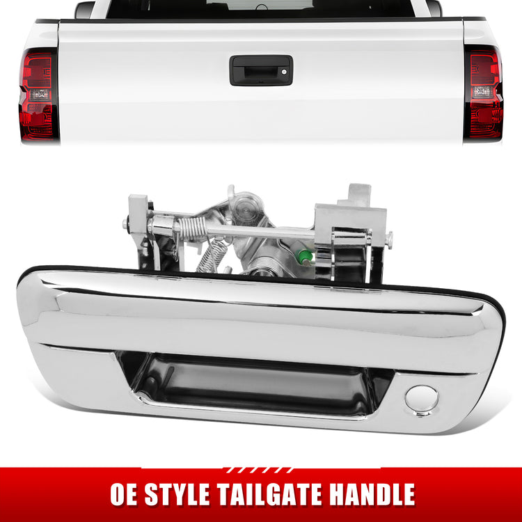 MANIJA DOOR HANDLE COVERS - CHEVY COLORADO 04-12/GMC CANYON 04-12 - ABS PLASTIC / STAINLESS STEEL - CHROME