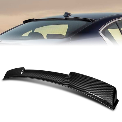 SPOILER CAR ROOF SPOILER - 14-23 INFINITI Q50 - CARBON FIBER BLACK