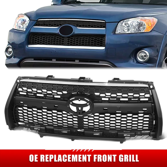 PARRILLA GRILLE - TY RV4 '06-'08/'09-'12/ GRILLE ASS'Y 09-12/ W/PRIMED BLACK/ LIMITED (2.5)//PARTS.NO,TO1200316//OEM NO,531010R050/60