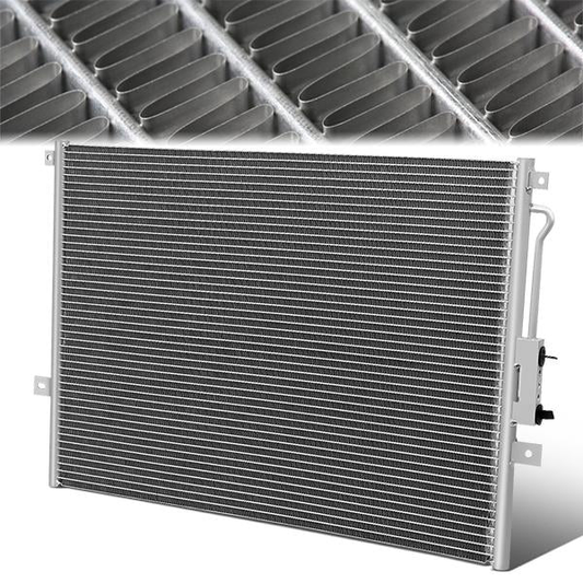 CONDENSADOR 99-03 JEEP GRAND CHEROKEE - FITS 4.0L L6 & 4.7L V8 ENGINE MODELS - ALUMINIUM