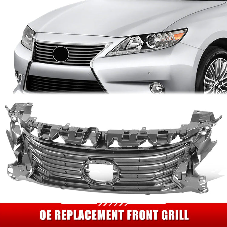 PARRILLA GRILLE - LX ES350/ES300H '13-'15/'16-18/ GRILLE ASS'Y 16-18/ PAINTED SILVER//PARTS.NO,LX1200179//OEM NO,5311106850