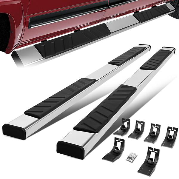 ESTRIBOS 5" - 09-18 DODGE RAM 1500 / 10-20 DODGE RAM 2500, 3500 / 2019 DODGE RAM 1500 CLASSIC - EXTENDED CAB - CHROME / BLACK