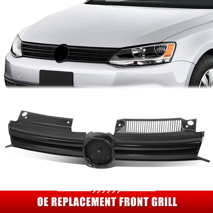 PARRILLA GRILLE - VG GOF 6 '09-'12/ GRILLE ASS'Y 09-14/ MAT-BLACK/ W/PAINTED BLACK MOULDING//PARTS.NO,VW1200150//OEM NO,5K0853651ALQWA