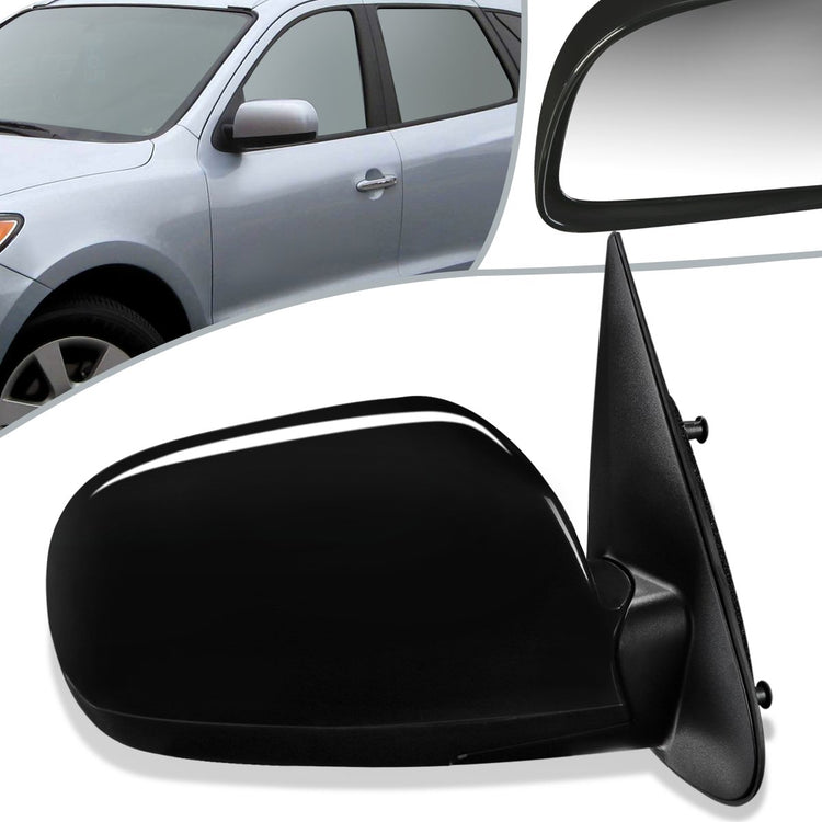RETROVISOR MIRROR - OEM - 07-12 HYUNDAI SANTA FE - POWERED - HEATED - TEXTURED - BLACK - RIGHT