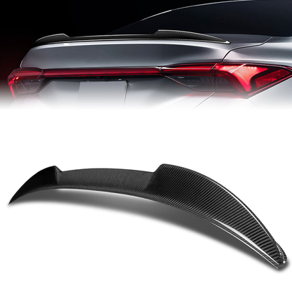 SPOILER CAR TRUNK SPOILER - 19-22 TOYOTA AVALON- CARBON FIBER BLACK