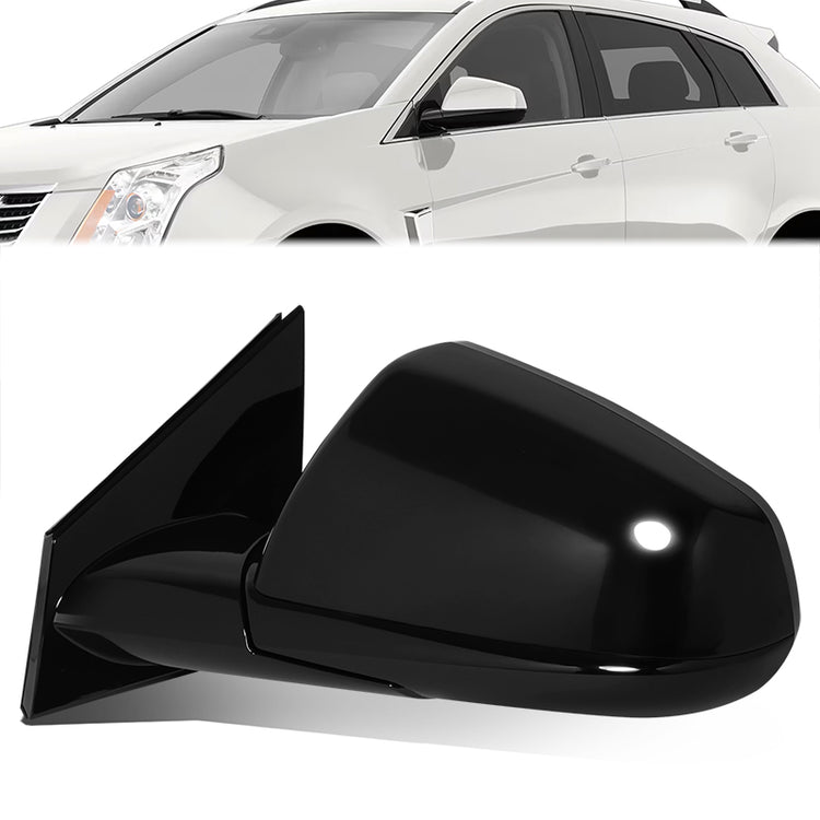 RETROVISOR MIRROR - OE STYLE - CADILLAC SRX 2010-2016 - WITH POWER WITH HEATED GLASS - DRIVER LEFT SIDE - BLACK