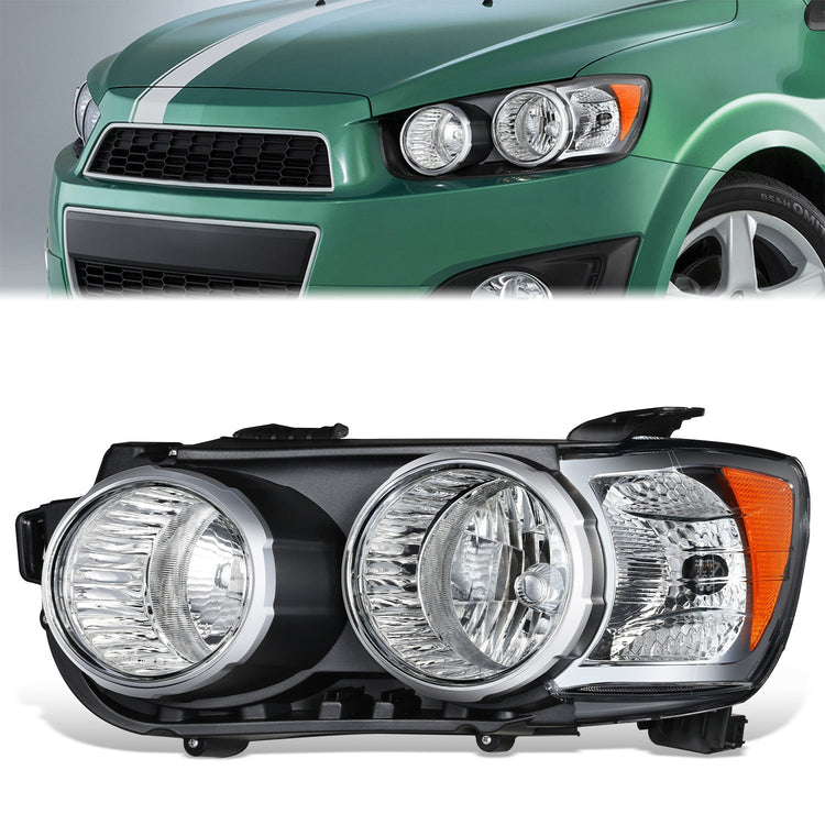 FAROS OE STYLE -12-16 CHEVY SONIC - CHROME BEZEL - LEFT SIDE