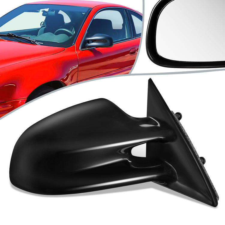 RETROVISOR MIRROR - OEM - 99-05 PONTIAC GRAND AM - POWERED - BLACK MATERIAL - RIGHT