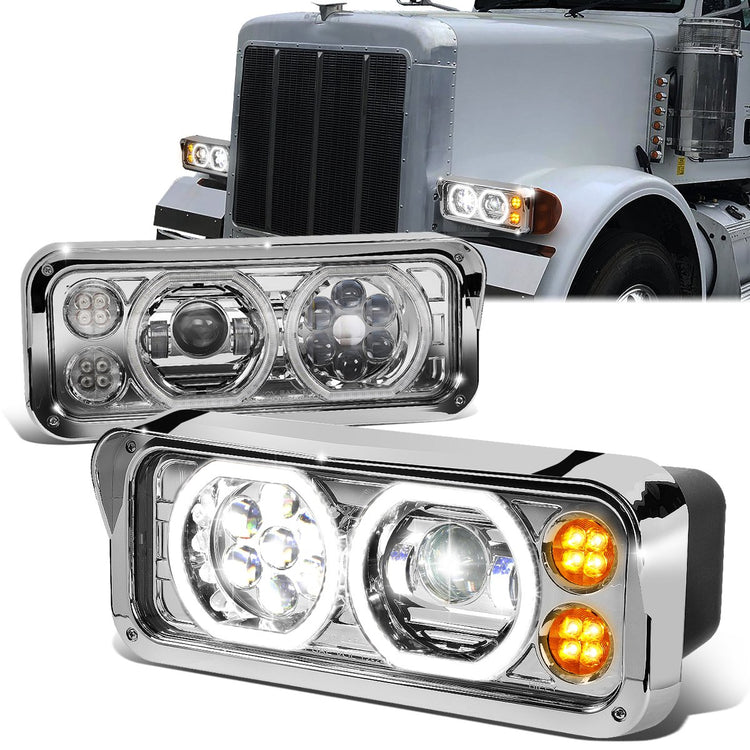 FAROS 01-11 FREIGHTLINER CLASSIC / 01-09 FREIGHTLINER CLASSIC XL / 03-12 FREIGHTLINER FLD120SD / 86-07 KENWORTH T600A / 87-19 KENWORTH T800 / 81-19 KENWORTH W900 / 86-08 PETERBILT 357 / 08-19 PETERBILT 365 / 88-07 PETERBILT 378 / 85-07 PETERBILT 379 /