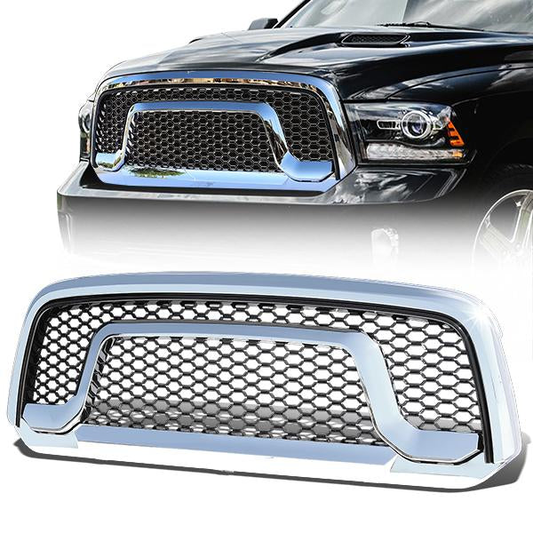 PARRILLA GRILLE GUARD - 13-17 DODGE RAM 1500 - UNPAINTED - CHROME