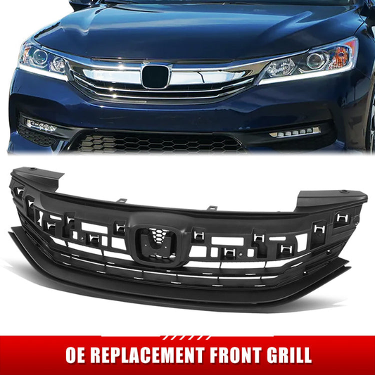 PARRILLA GRILLE - HD ACORD 16-17/18-22/ GRILLE ASS'Y 16-17/ W/TEXTURED MAT-BLACK (4D)//PARTS.NO,HO1200229//OEM NO,71121T2FA51