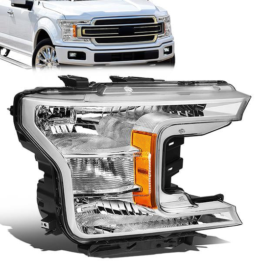 FAROS OE STYLE - 18-20 FORD F-150 - FITS MODELS W/ HALOGEN HEADLIGHTS ONLY - 9005 HIGH / H11 LOW BEAM / 7444NA TURN SIGNAL - RIGHT