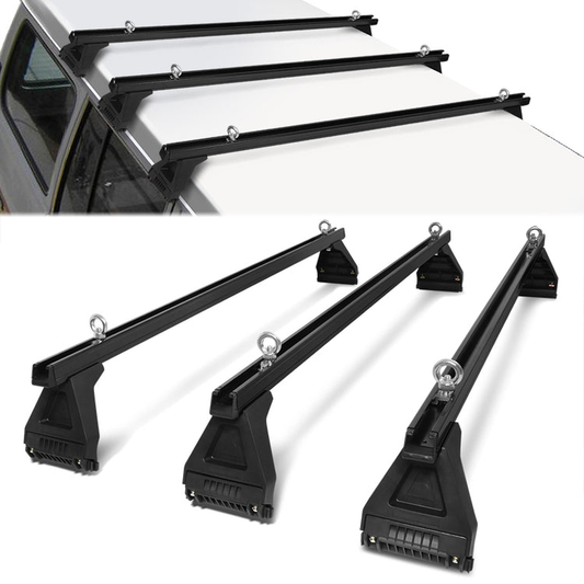 PORTAEQUIPAJE ROOF RACK KIT - ALUMINUM - 58" - UNIVERSAL - BLACK