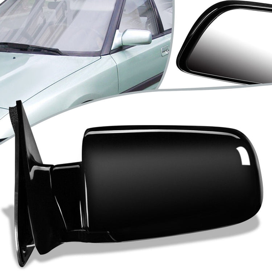 RETROVISOR MIRROR - OEM - 88-98 CHEVY GMC C/K 1500 / 88-00 CHEVY GMC C/K 2500 / 88-02 CHEVY GMC C3500 / 88-00 CHEVY GMC K3500 / 95-99 CHEVY TAHOE / 92-99 GMC YUKON / SUBURBAN - MATTE - BLACK - LEFT