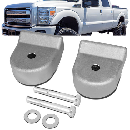 KIT ELEVACION 05-22 FORD F-250 SUPER DUTY / 05-22 FORD F-350 SUPER DUTY - FITS 4WD MODELS ONLY - FRONT - 2" LIFT - LOWER SPRING PERCH MOUNT LIFT SPACER